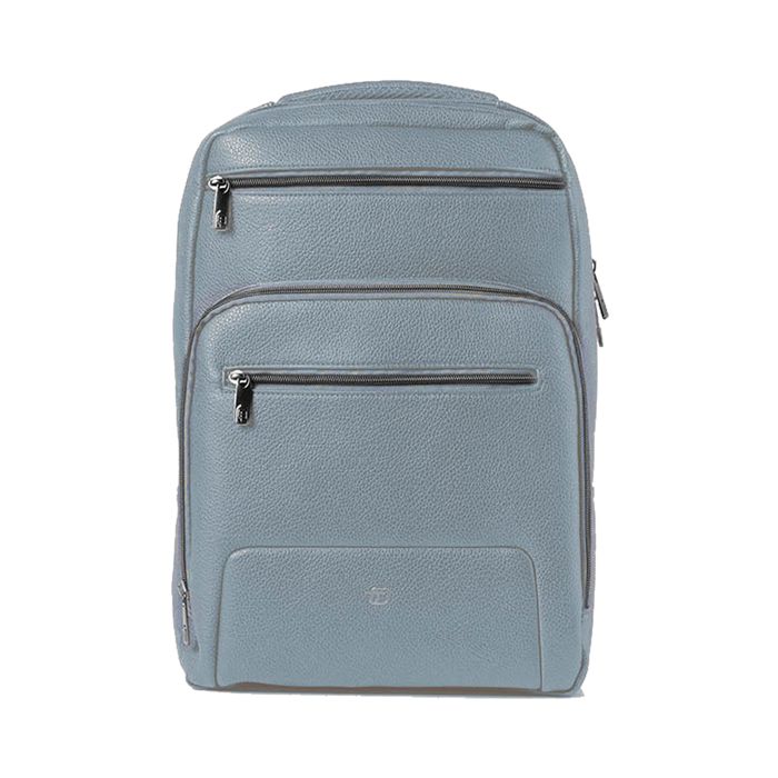 IN TEMPO Zaino Gate Trended - 29 x 42 x 15 cm - ecopelle - azzurro - InTempo main product photo