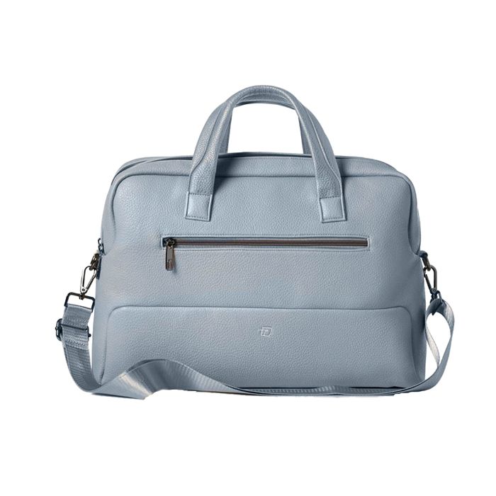 IN TEMPO Borsa Gate Trended - con manici - 41 x 30 x 15 cm - ecopelle - azzurro - InTempo main product photo