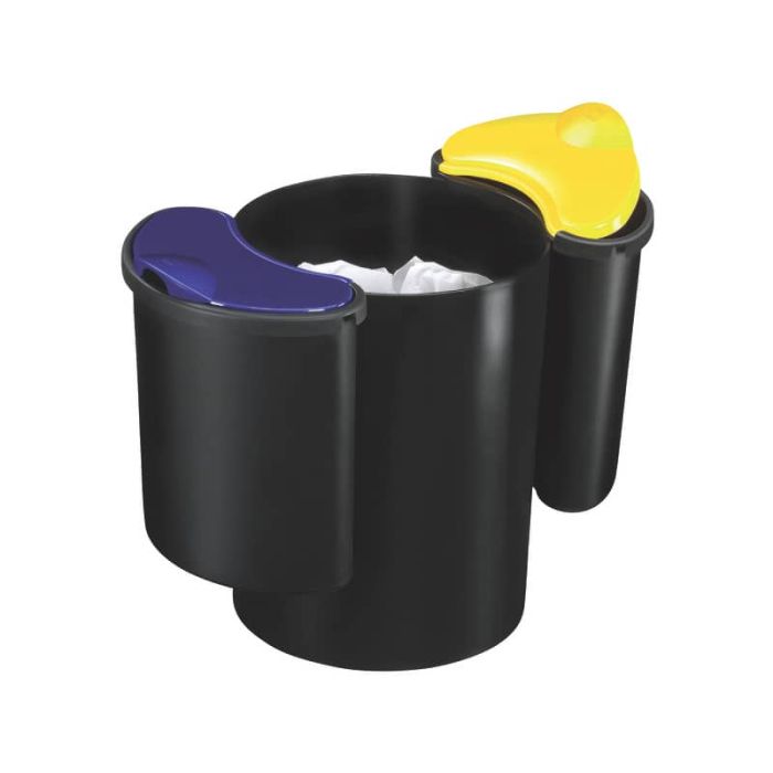 Cestino per la raccolta differenziata 3 scomparti Cep Giallo,blu e nero 516 main product photo