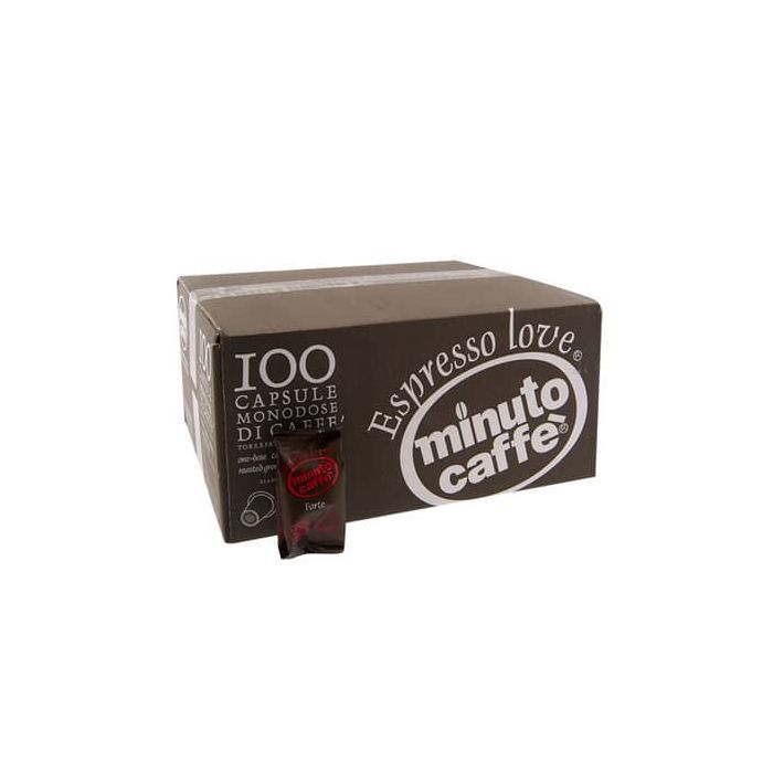 Caffè in capsule compatibili Nespresso Minuto caffè Espresso love3 forte - cartone 100 pezzi - 02379 main product photo