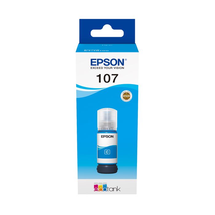 Epson Cartuccia EcoTank 107 Ciano main product photo