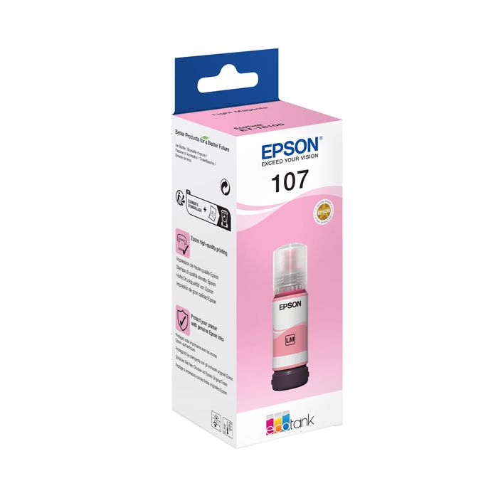 Epson Cartuccia EcoTank 107 Magenta Chiaro main product photo
