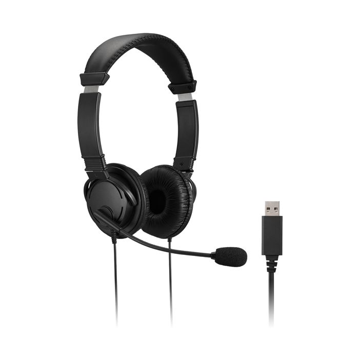 Cuffie stereo - con microfono e controllo del volume - connessione USB-A - Kensington main product photo