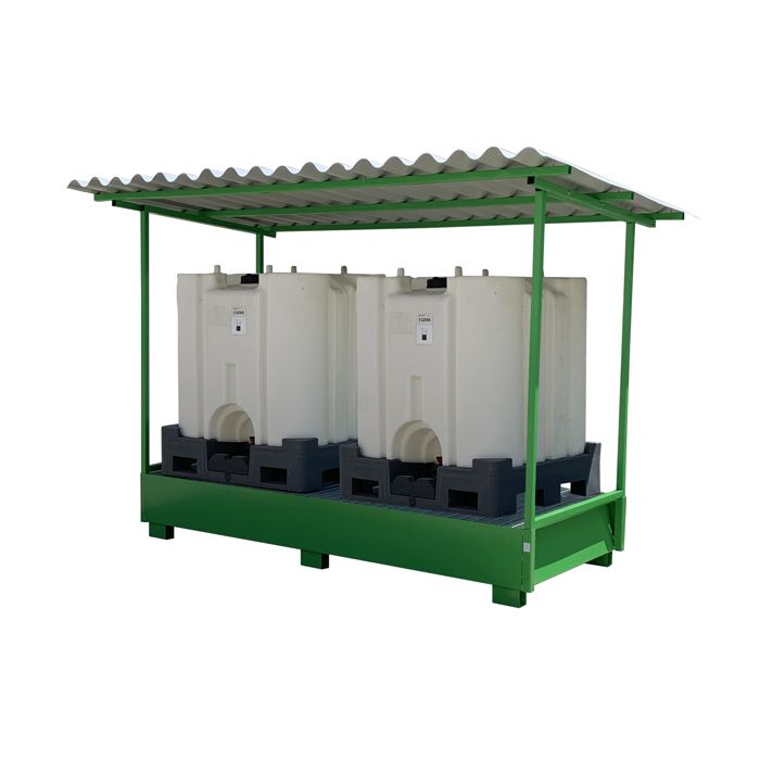 Vasca di raccolta coperta - a tenuta stagna - 2 cisterne - 1070 L - Carvel main product photo