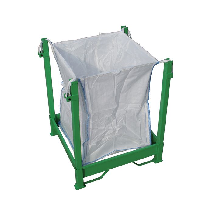 Struttura porta Big Bag - con supporti inferiori reggi sacco - verde - Carvel main product photo