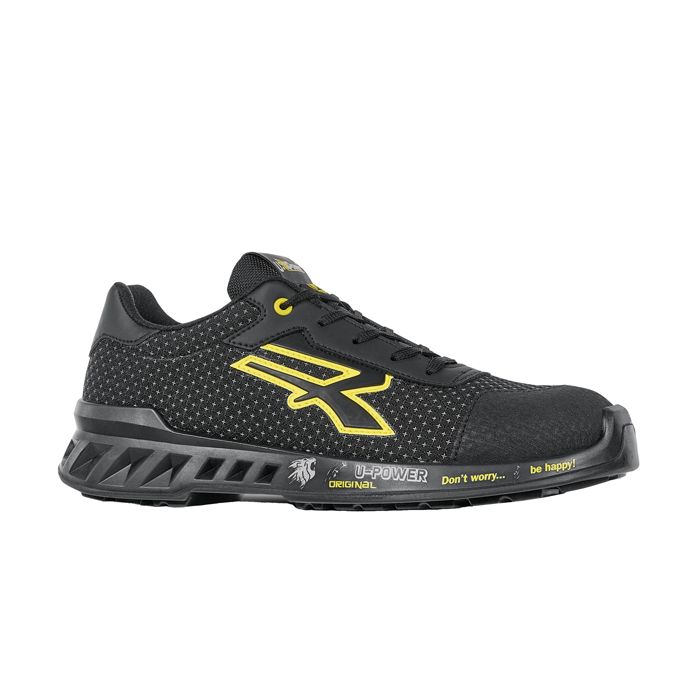 Scarpe antinfortunistiche leggere con puntale U-Power Airtoe Aluminium Matt S3 SRC CI ESD U-Power giallo-nere - N38 main product photo