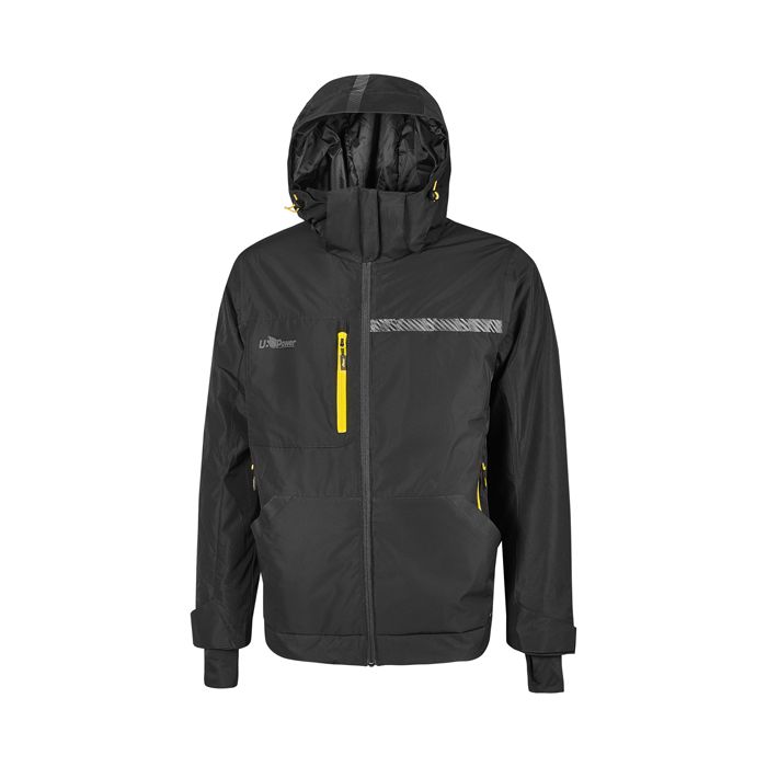 Giacca Wink - idrorepellente - taglia L - nero/giallo - U-power main product photo