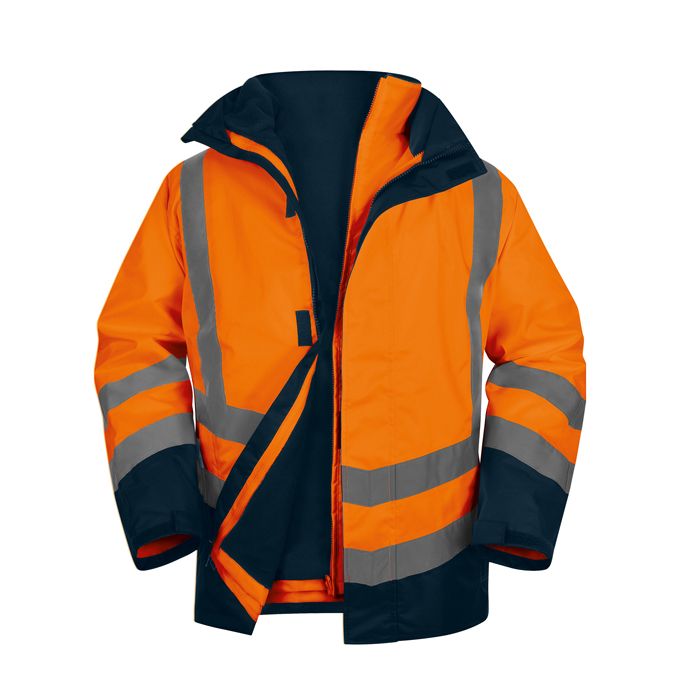 Parka 5 in 1 Optimum 3 alta visibilitA' - taglia XXL - arancio fluo - Deltaplus main product photo