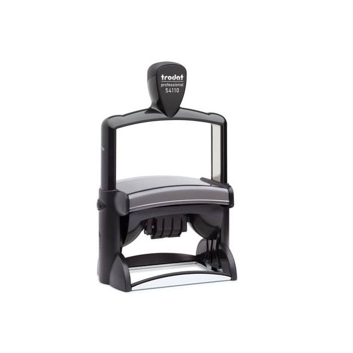 Professional 54110 - Datario con testo PERSONALIZZATO dimensione max per.ne 85x44 mm - fino a 6+6 righe - 181822 main product photo