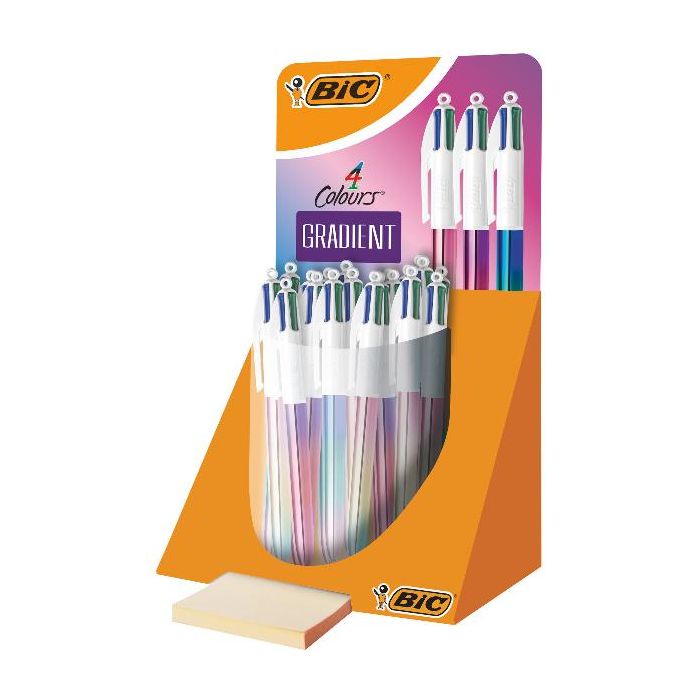 Espositore 30 penne a sfera a scatto Bic 4 Colours 511031 main product photo