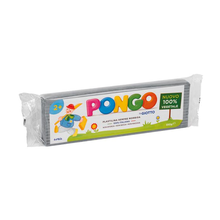 Panetto di plastilina vegetale modellabile 350 g Pongo argento F603513 main product photo