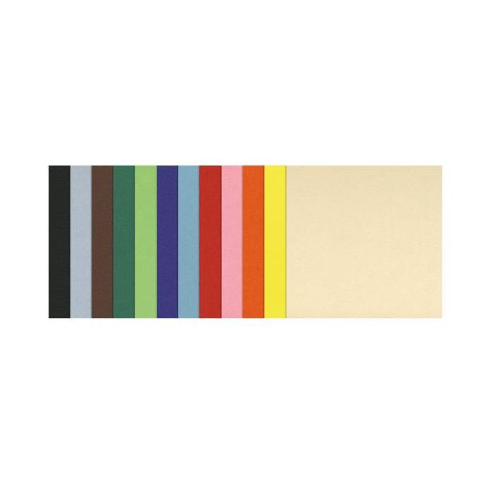 Cartoncini colorati Maxipack COLORLINE 50x70 cm 120 fogli 220 g/m² Lyra 12 colori assortiti - C31074S057 main product photo