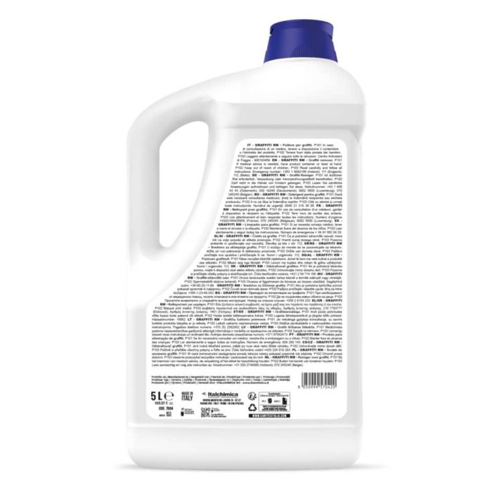 Solvente per la rimozione di graffiti, inchiostri e vernici di ogni genere Graffiti RM Sanitec 5 L / 5,5 Kg - 7004
