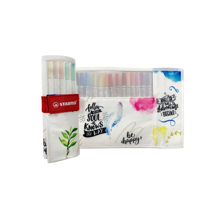 Rotolo Stabilo Pen 68 brush - conf. 18 pz - colori assortiti IT568/18-41 main product photo