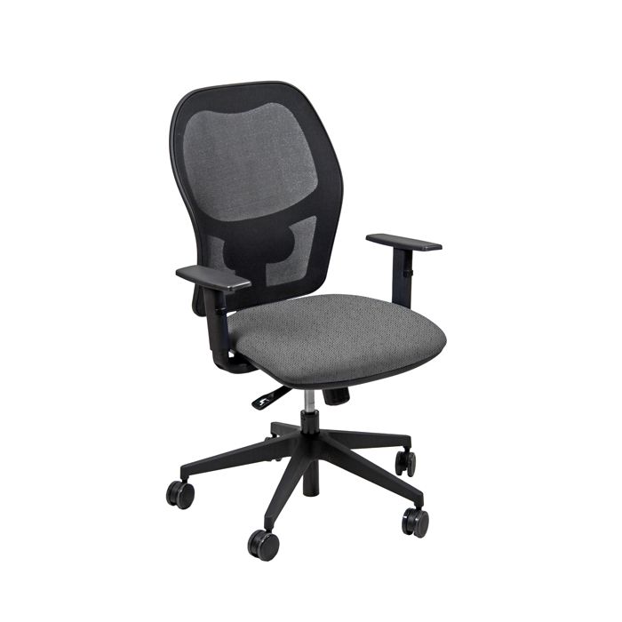 Seduta ergonomica Hubble - tessuto post consumo - grigio - Unisit main product photo
