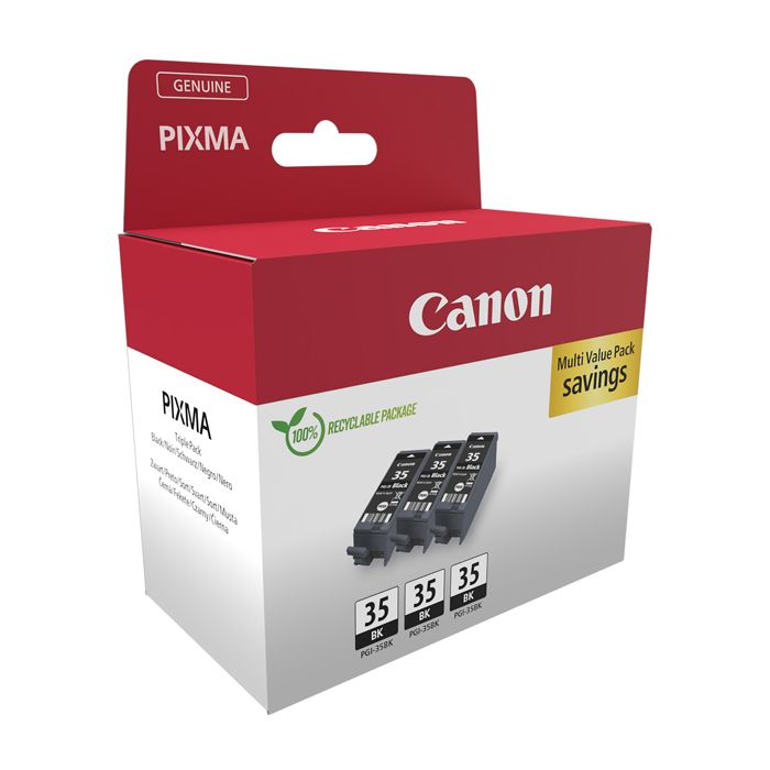 Canon Cartuccia Ink PGI-35 Nero (3 cartucce) main product photo