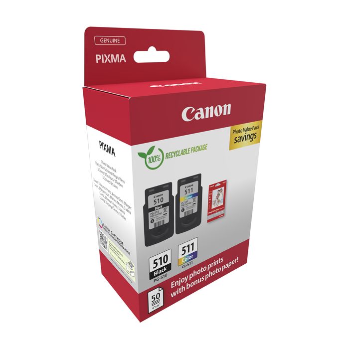 Canon cartuccia Ink PG-510/CL-511+Conf. Fogli main product photo