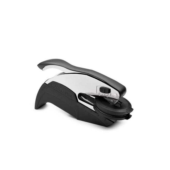 Timbro a secco in acciaio con piastra Ø 41mm TRODAT 970041/LS nero 77709 main product photo
