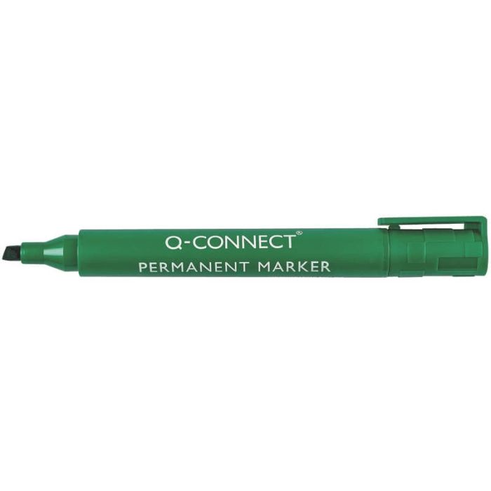 Marcatore permanente Q-Connect punta a scalpello 1,2-5 mm verde KF01774 main product photo
