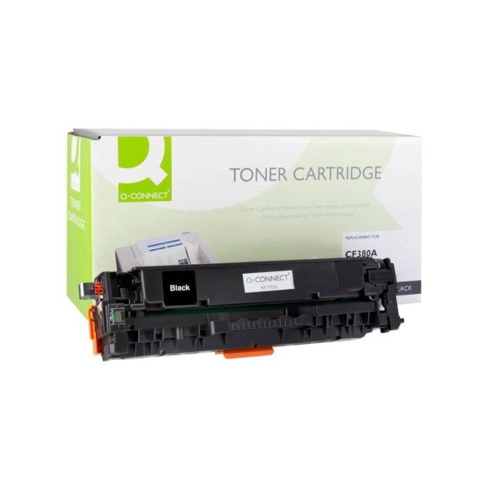 Toner Q-Connect compatibile con HP CF380A - nero K15748QC main product photo