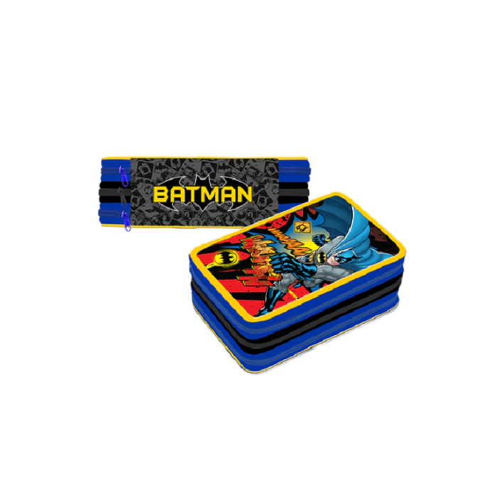 Astuccio Batman 3D Completo 3 zip Accessori Scuola Marvel Con Colori Giotto main product photo