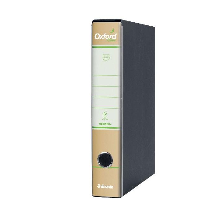 Registratore commerciale Esselte Oxford Green con custodia 23x30 cm 100% carta riciclata dorso 5 cm - 397820501 main product photo