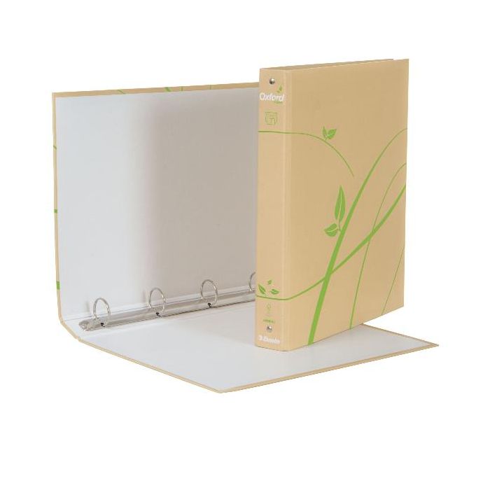 Raccoglitore ad anelli Esselte Oxford Green D30 f.to 22x30 cm 100% carta riciclata avana - 397850502 main product photo