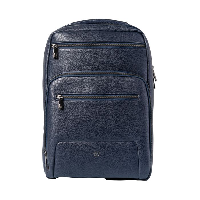 IN TEMPO Zaino Gate Trended - 29 x 42 x 15 cm - ecopelle - blu - InTempo main product photo