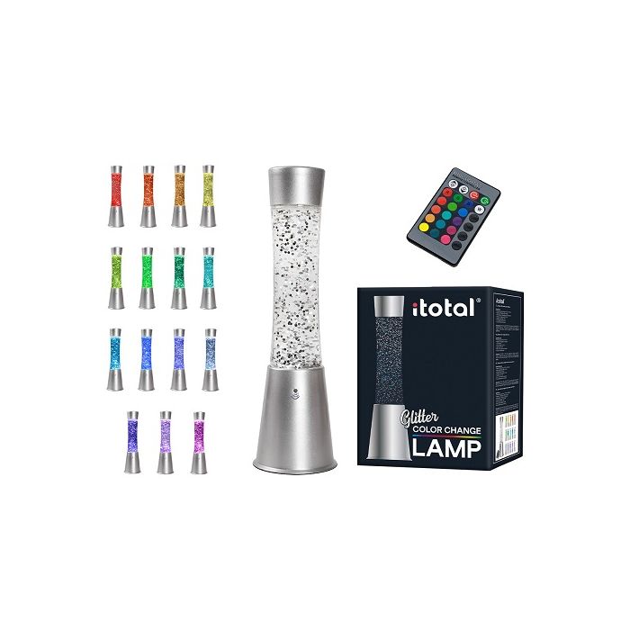Lampada Glitter con telecomando cambia colori. I-TOTAL main product photo