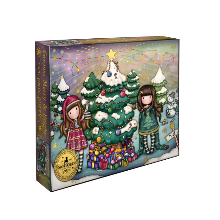 Gorjuss - Puzzle natalizio - Allegro e luminoso. 50x68 cm. 1000 pezzi. Santoro main product photo