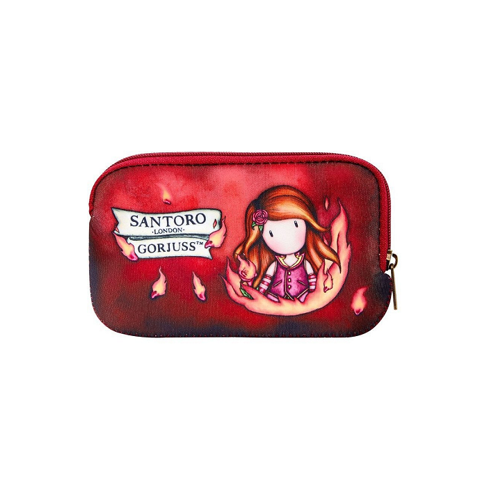 Santoro Gorjuss - Porta monete IN NEOPRENE con zip- Fire main product photo