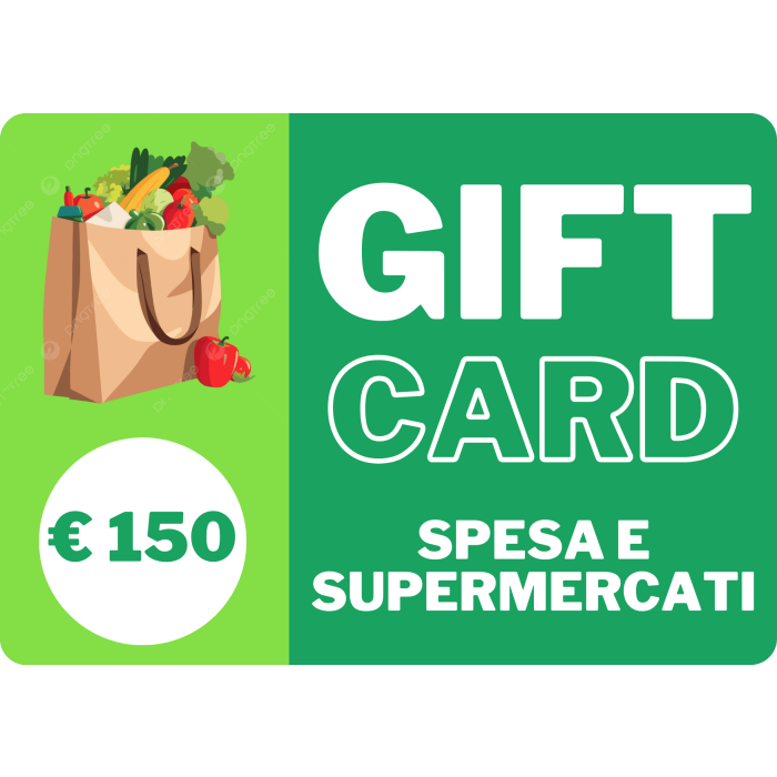 Gift Card buono spesa di € 150,00 per acquisti in Supermercati vari main product photo
