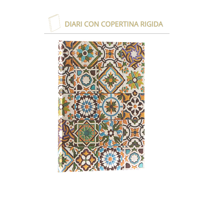 Taccuino rigido pagine riga .cm 13x18 - Linea Piastrelle portoghese - Paperblanks main product photo