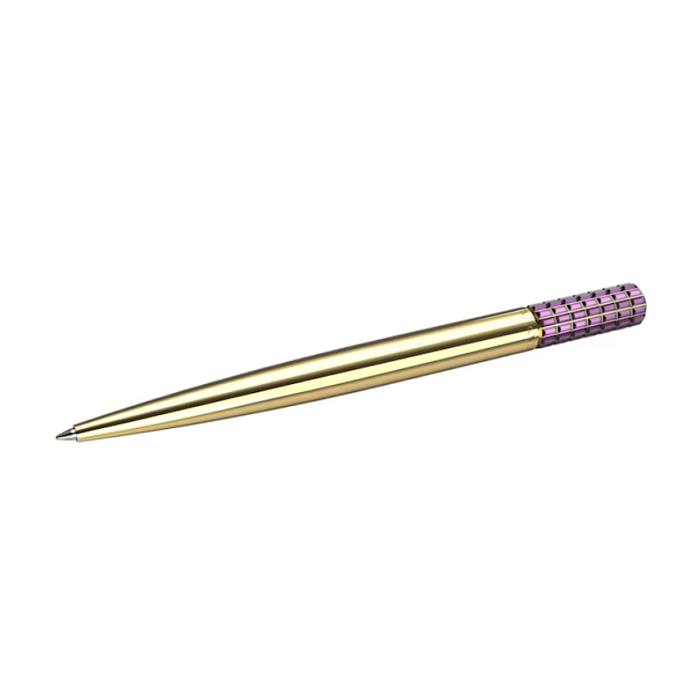 Penna sfera Swarovski in cristallo viola con placcatura oro- Lucent donna- main product photo