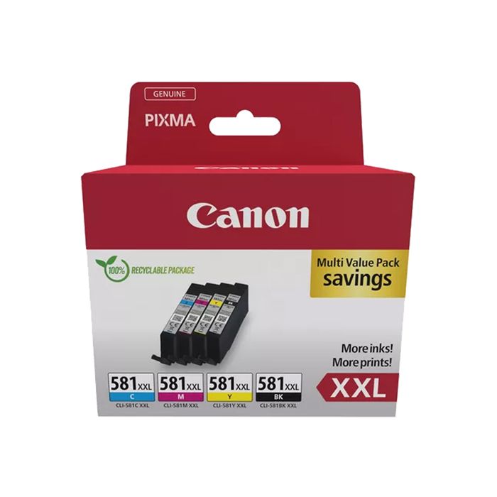 CANON CLI-581XXL BK/C/M/Y MULTI SEC main product photo