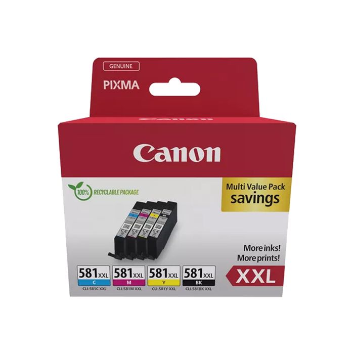 CANON CLI-581XXL BK/C/M/Y MULTI main product photo