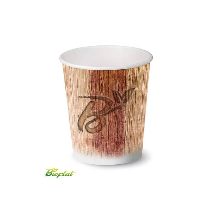 Bicchiere 3 oz (85 ml) in cartoncino Bio Scatolificio del Garda - fantasia Palm Leaf - Conf. 50 pezzi - 300-60 main product photo