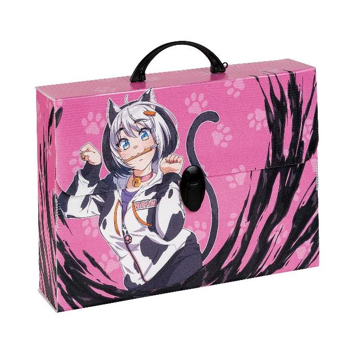 Valigetta in PPL Favorit con stampa Manga 37,5x27x8 cm - soggetti assortiti - 400182746 main product photo