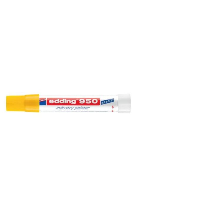 Marcatore a cera edding 950 punta conica 10 mm giallo 4-950005 main product photo