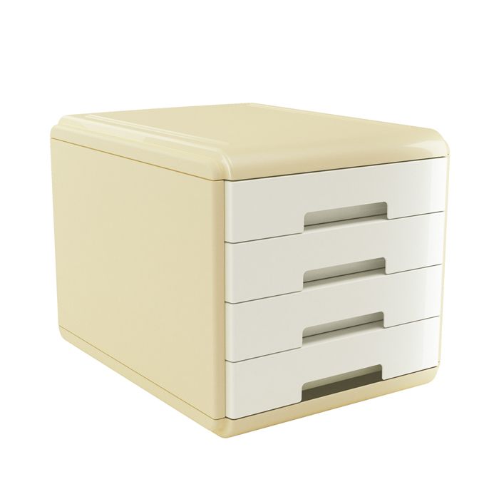 Cassettiera Arda Vintage Milk 4 cassetti 29,5x38,5xH.28,2 cm avorio - 18P4PMI main product photo