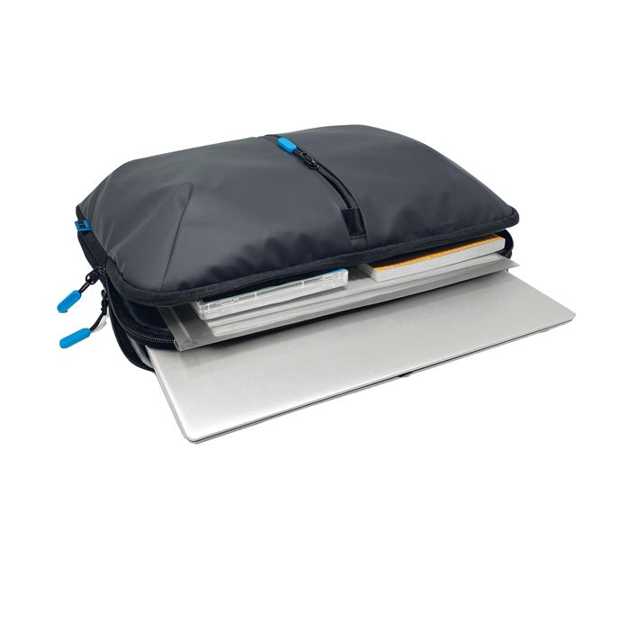 Borsa sleeve Kosmo - 3 scomparti - 41 x 31 x 5 cm - tessuto - nero - City Time main product photo