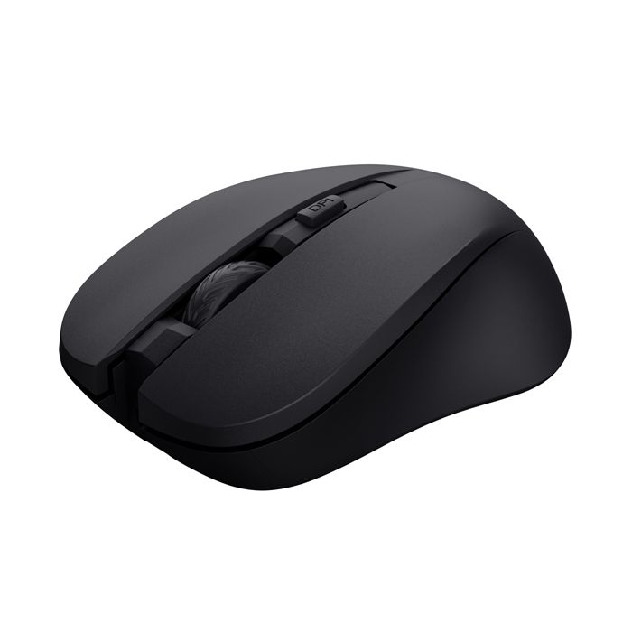 Mouse ottico wireless tasti silenziosi Trust Mydo nero 25084 main product photo