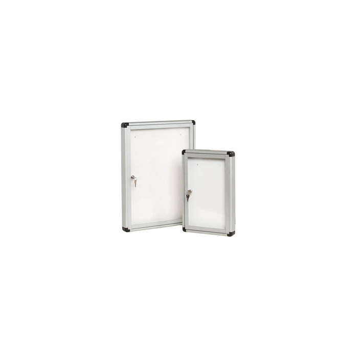 Bacheca per interni - con anta battente - fondo bianco magnetico - 4 fogli A4 - verticale - Starline main product photo