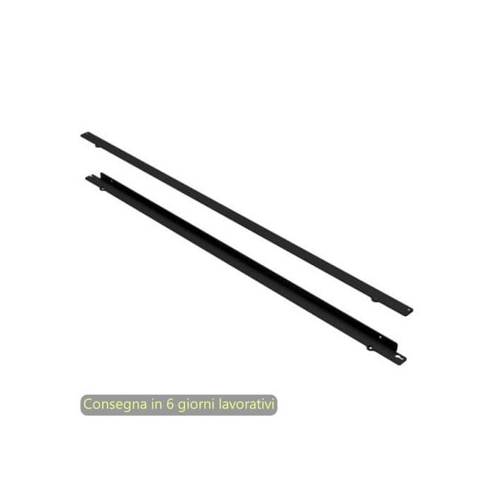 Kit fissaggio verticale a parete e soffitto coppia pannelli nero opaco Woody Artexport L.140 cm - 3-BSAN1400-AQ main product photo