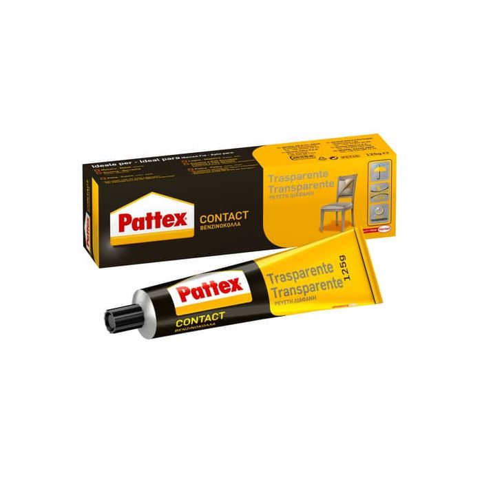 Adesivo a contatto permanente Pattex Contact trasparente 125 g - 1419322 main product photo