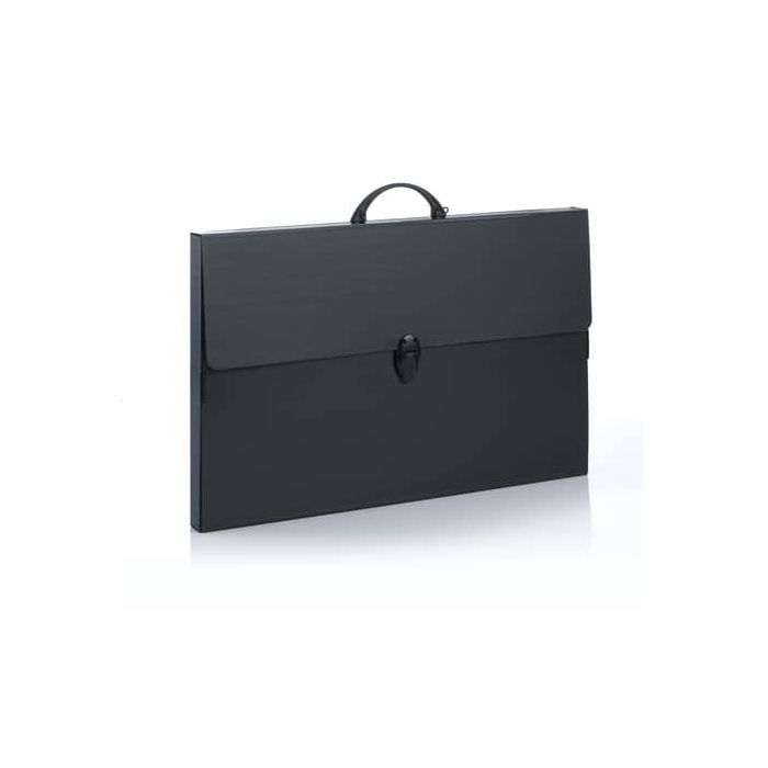 Valigetta in plastica Favorit Every Line Total Black 36,5x56,5x3,5 cm 100501056 main product photo