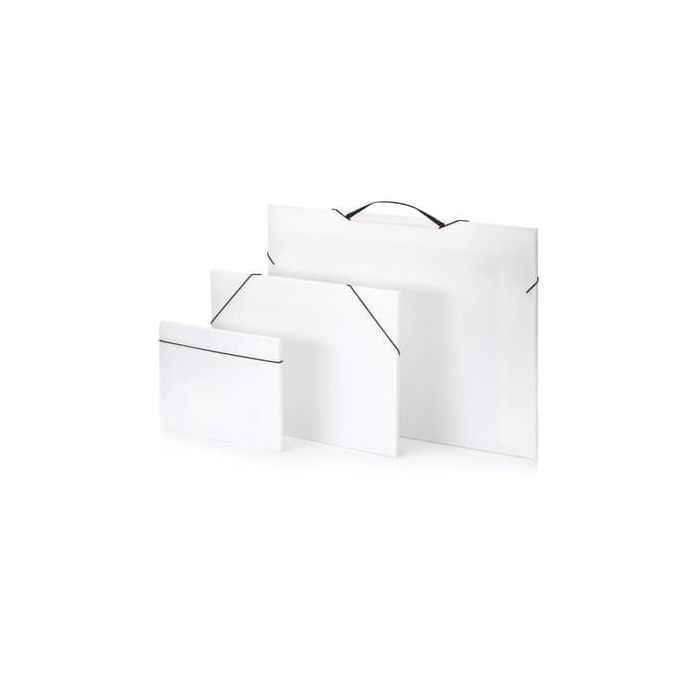 Valigetta polionda Favorit Portfolio in PPL neutro con elastico 53x37x1 cm 100501111 main product photo