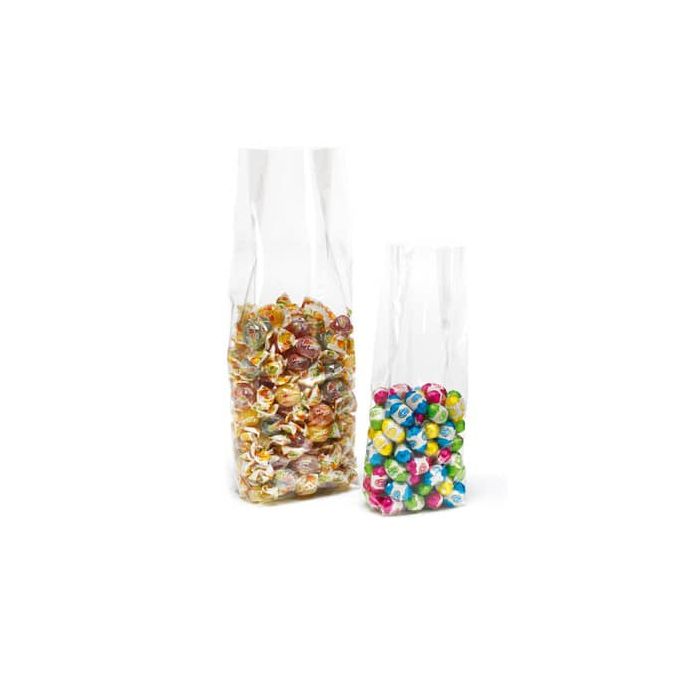 Busta trasparente con soffietto per alimenti fondo quadro Favorit 40 m 12+7x37 cm in conf. da 50 - 100501141 main product photo