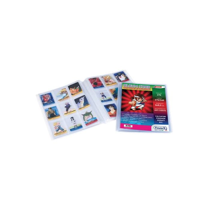Album porta figurine personalizzabile A4 Favorit 30 buste - f.to figurine 6x9,5cm 400136876 main product photo