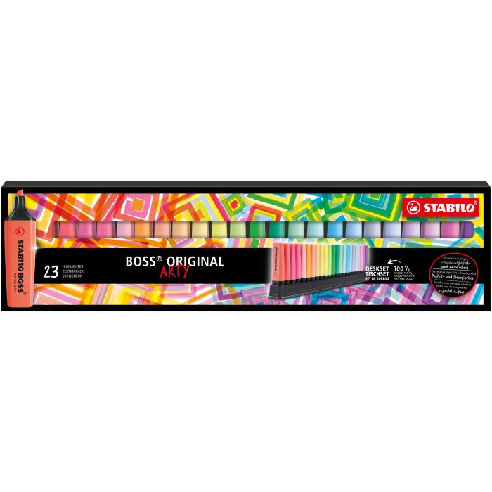 Evidenziatori Stabilo Boss Arty conf. 23 colori assortiti 70/23-01-T-20 main product photo